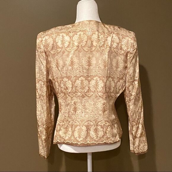 Adrianna Papell Silk Blazer Size 12 Woman’s Evening Wear - Picture 8 of 15